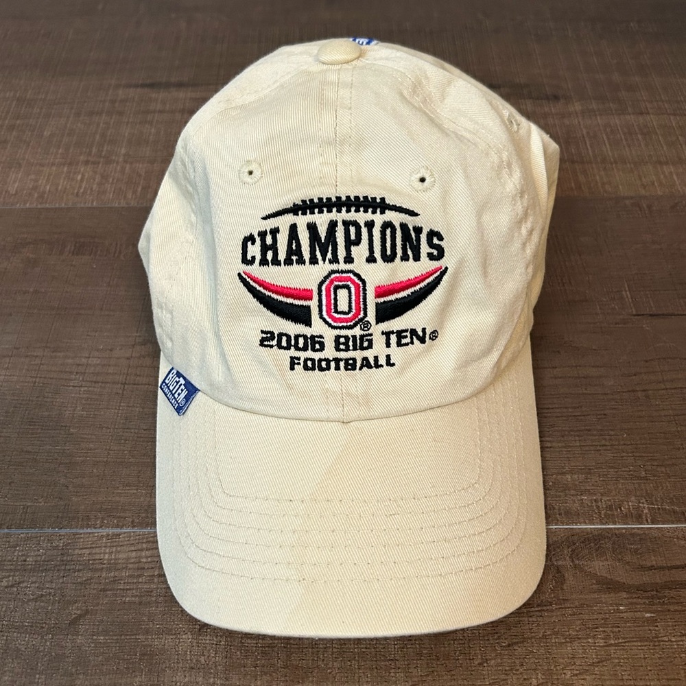 Vintage Ohio State Hat 2006 Big Ten Conference Champions Strap-back Baseball Cap